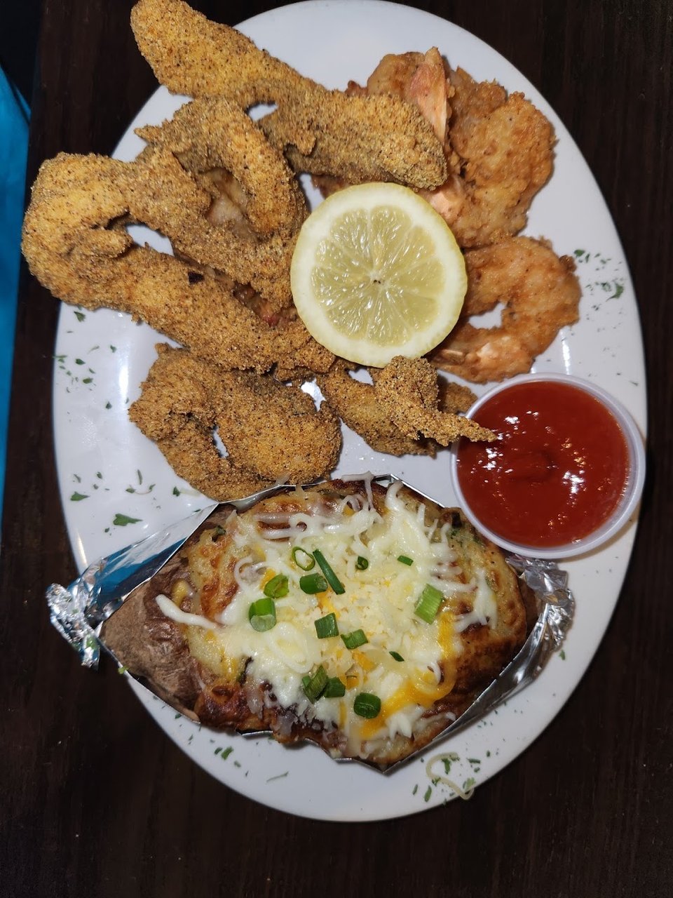 Fish and Shrimp Combo